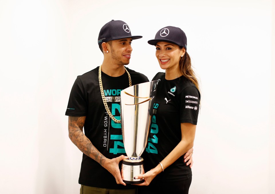 The former X Factor judge played a huge part in the first two of Hamilton's eventual seven world titles